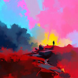 Umbrella in the Desert